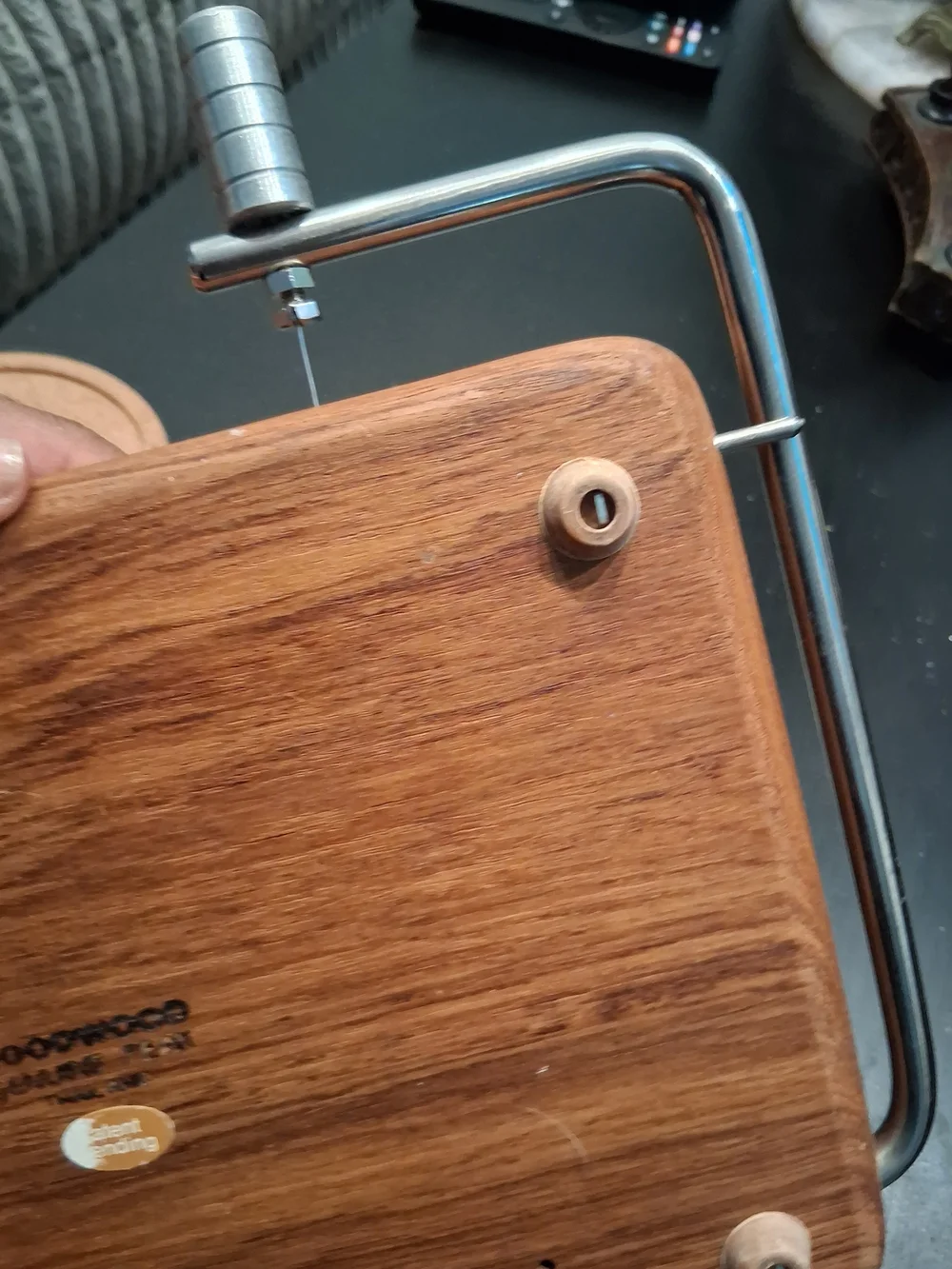 Vintage Wooden Cheese Slicing Board